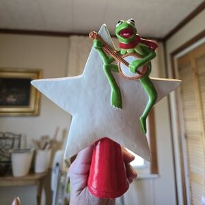 Jim Hensen 1981 Muppets Kermit The Frog Tree Topper